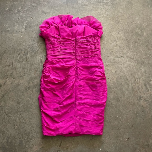 Vintage MARCHESA Notte Silk Mini Cocktail Dress - Picture 3 of 10